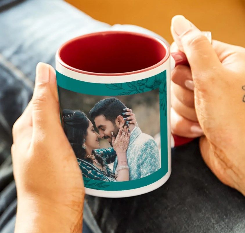 Personalized coffee mug for couples