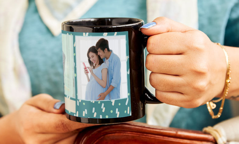 Personalized photo mug romantic gift