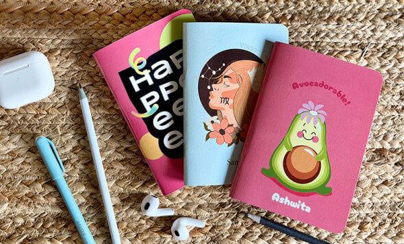 Personalized notebook for Women's Day employee gifting