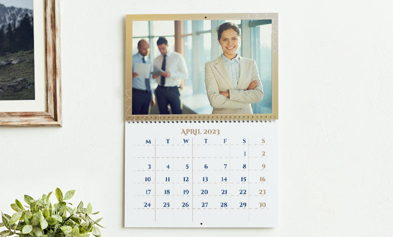 Personalized wall calendar for corporate gifting