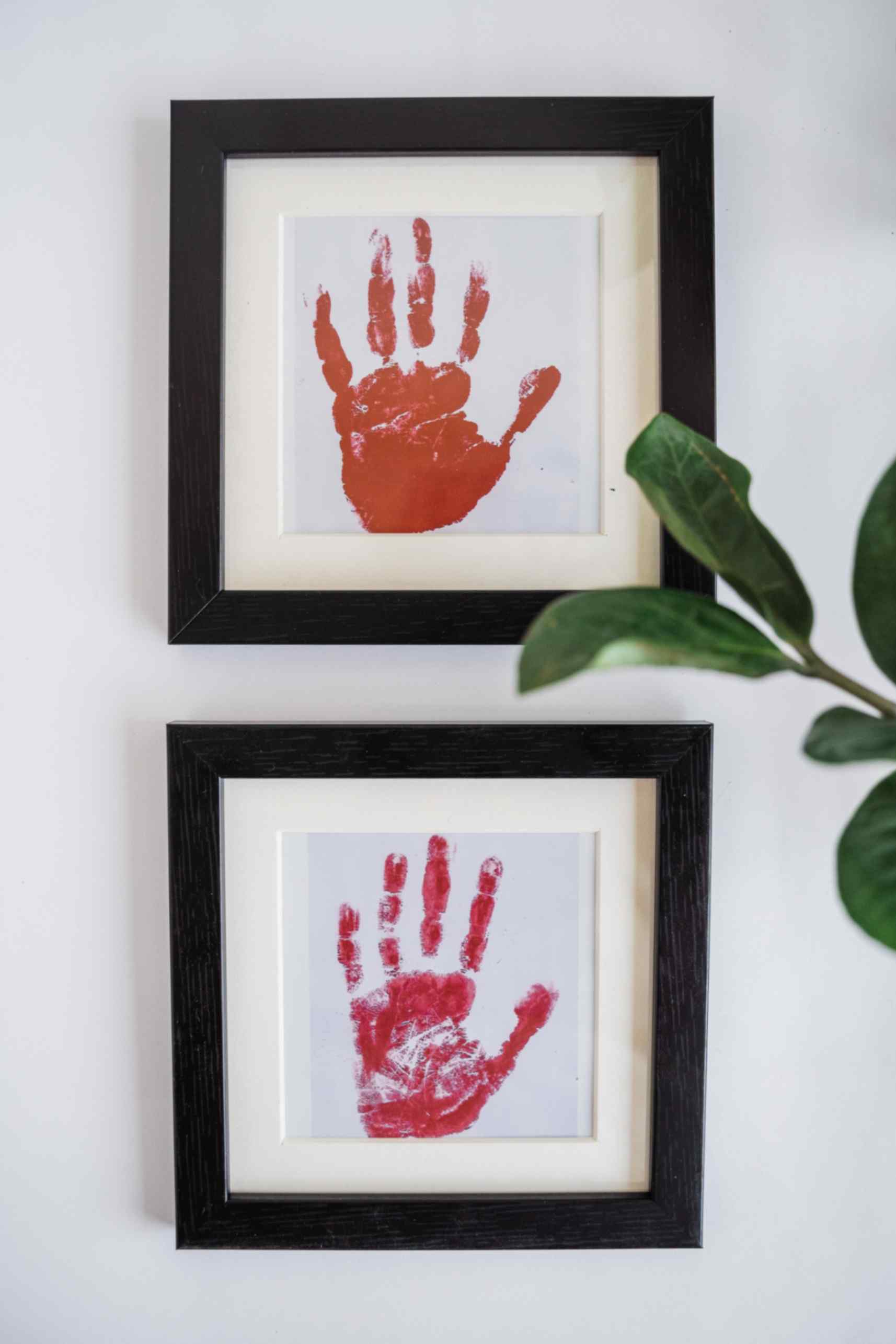 Handprint Mother's Day photo frame craft