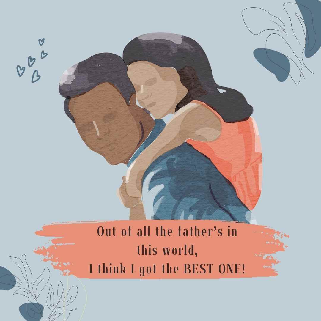 Printable Father’s Day quote for the best dad