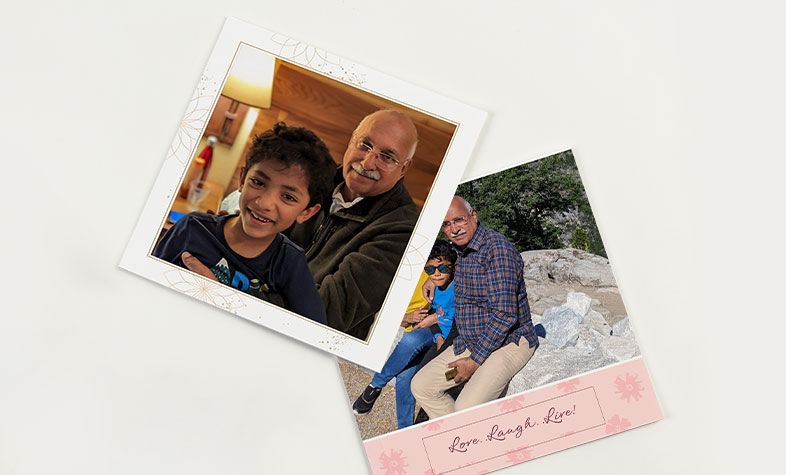 Personalised photobook gift for grandpa on Father’s Day