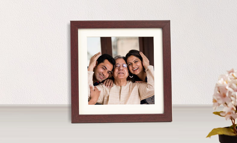 Classic framed print gift for grandfather