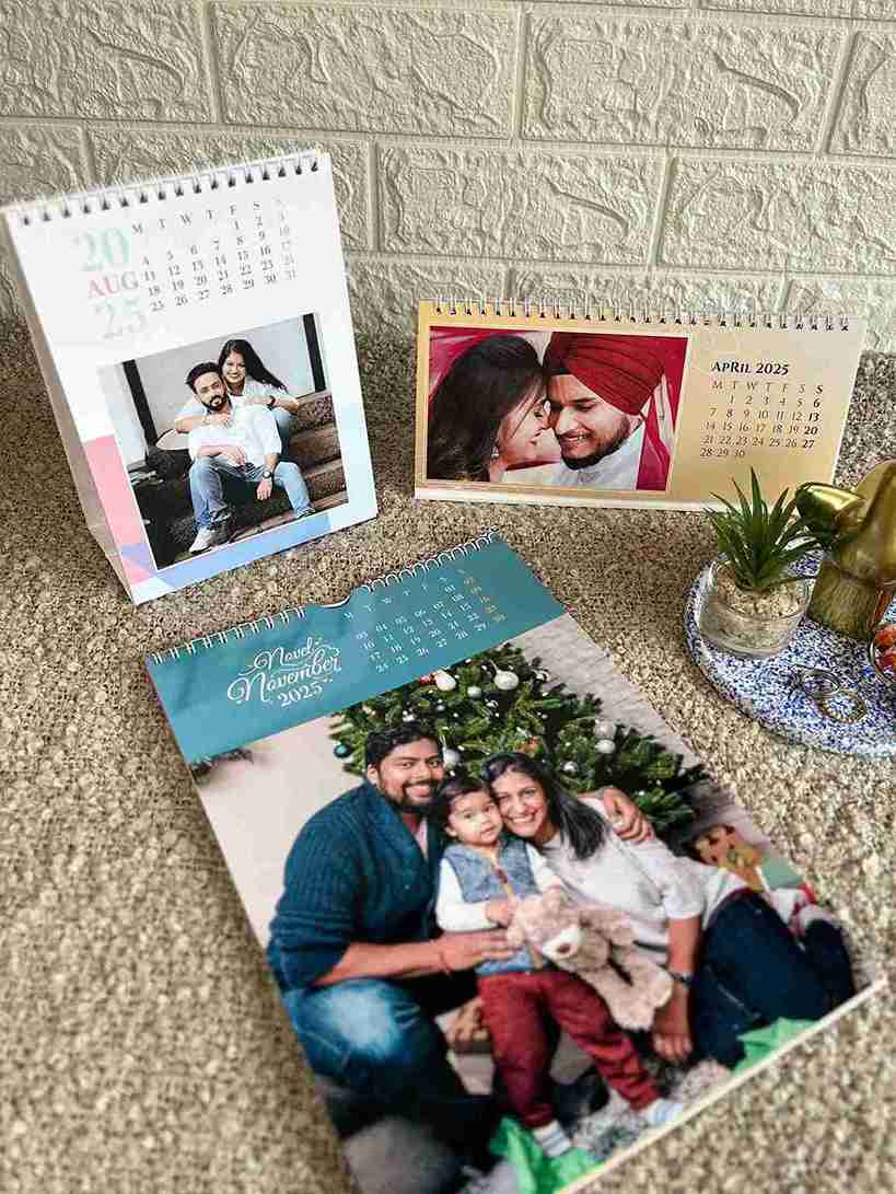 Personalized photo calendar