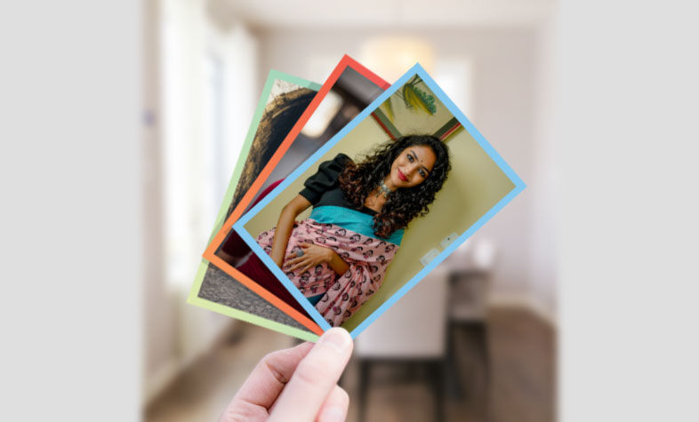 Portrait photo print