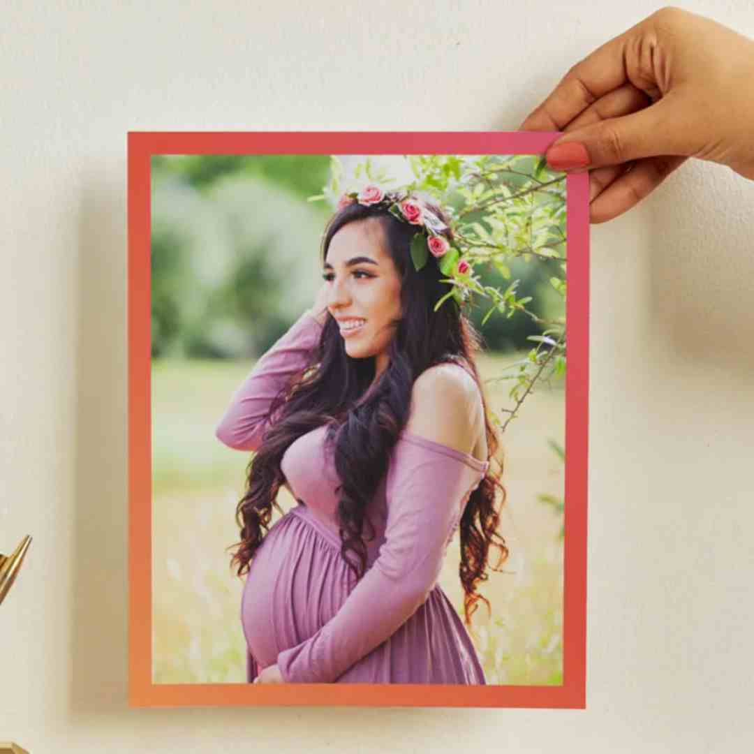 8x10 photo print size example