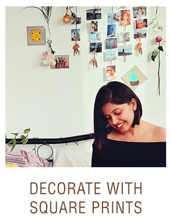 Decorate with Square Prints