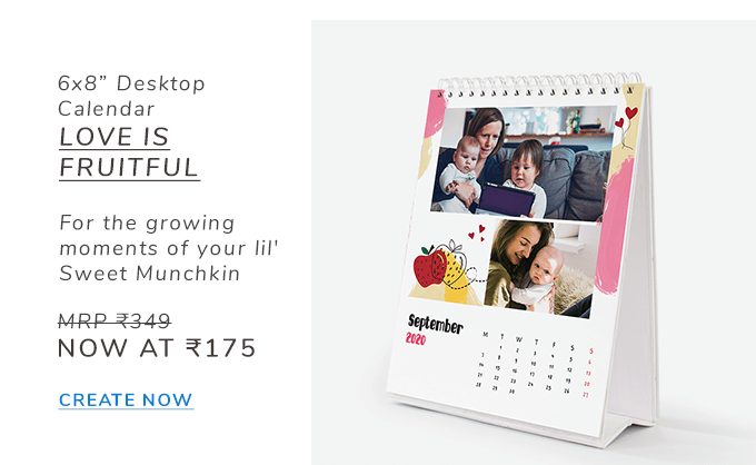 6x8 Desktop Calendar