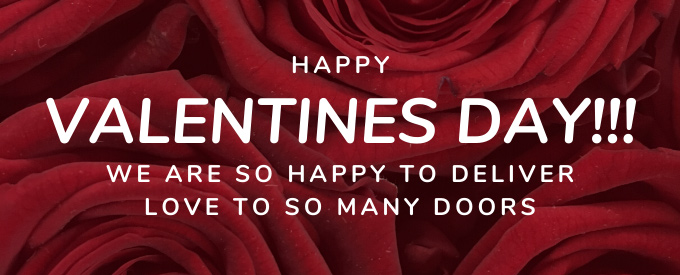 WE ARE SO HAPPY TO DELIVER LOVE TO SO MANY DOORS