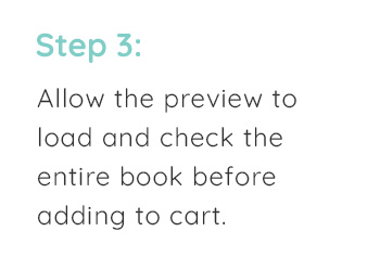 Allow the preview to load and check the entire book before adding to cart