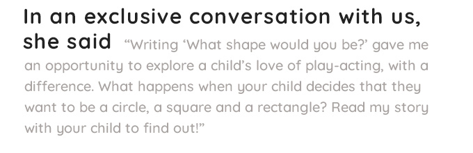 What happens when your child decides that they want to be a circle, a square and a rectangle?