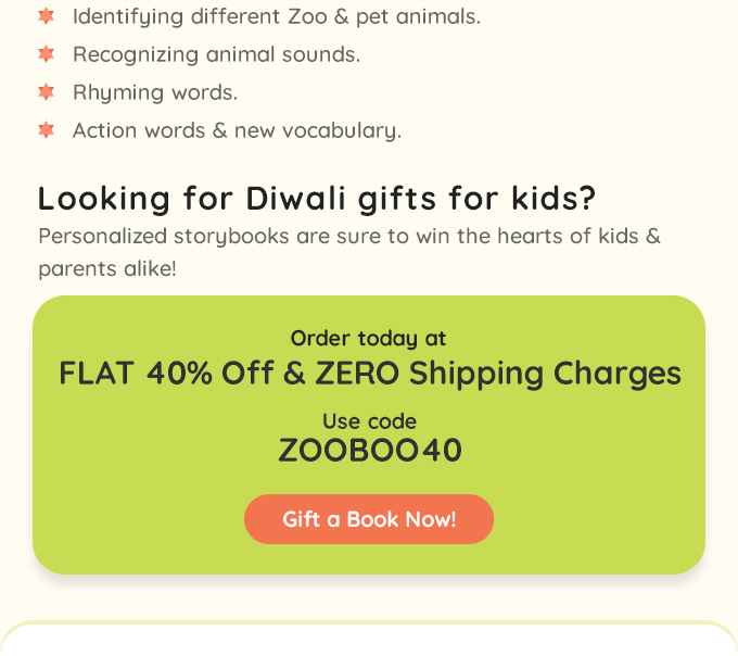 Looking for Diwali gifts for kids? Personalized storybooks are sure to win the hearts of kids & parents alike!