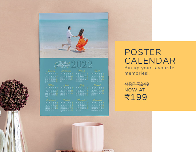 Poster Calendar - Now at Rs.199