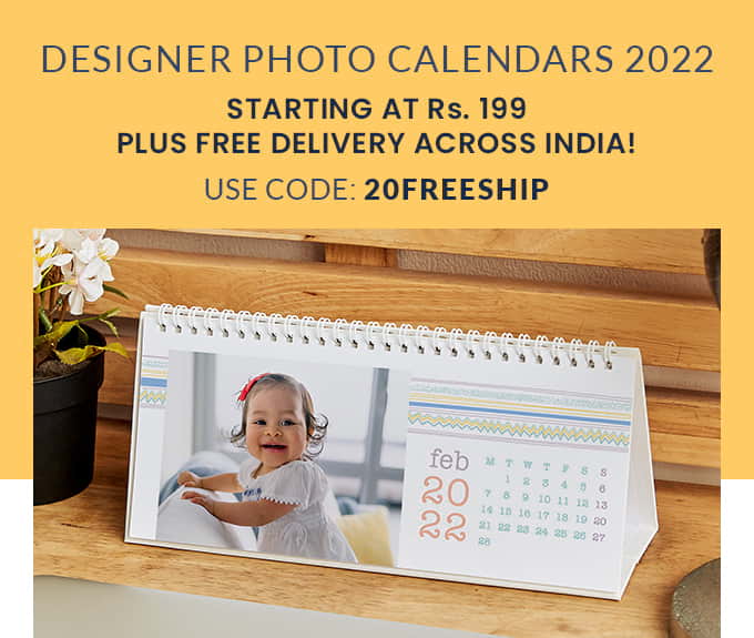 20% off Photo Calendars + Free Shipping - Coupon code: 20FREESHIP