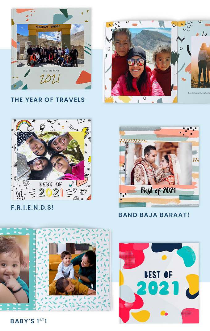 10 STUNNING Photo yearbook themes to stylishly display your 2021 memories.