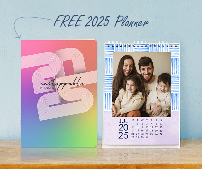 Free Year Planner with every Photo Calendars order.