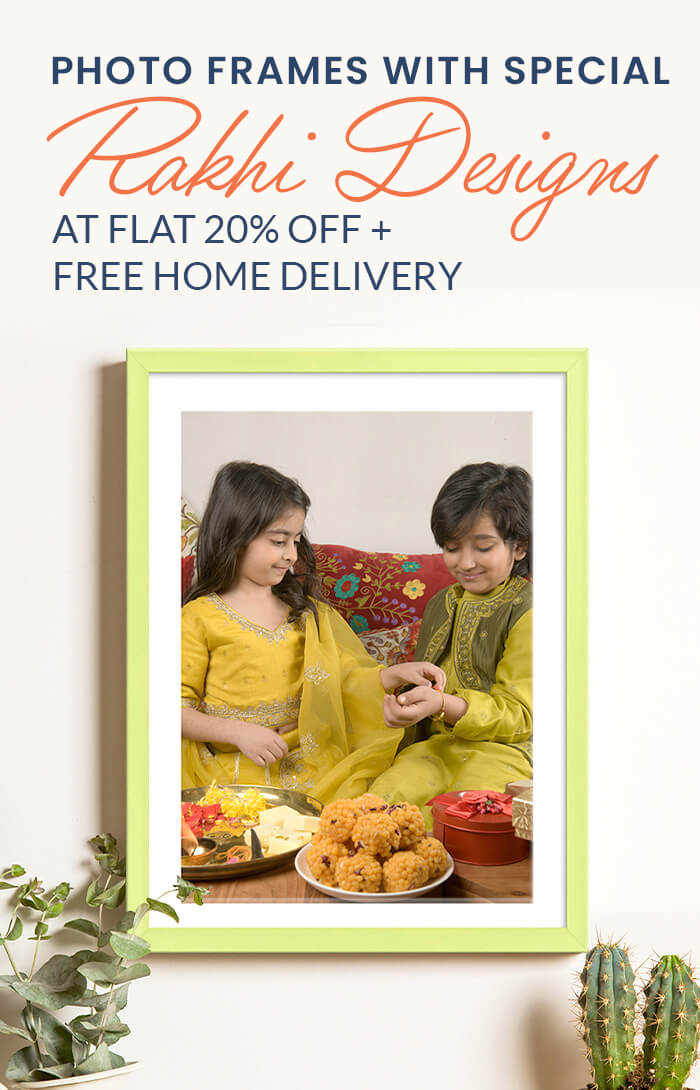 Hand Crafted Photo Frames for Rakhi