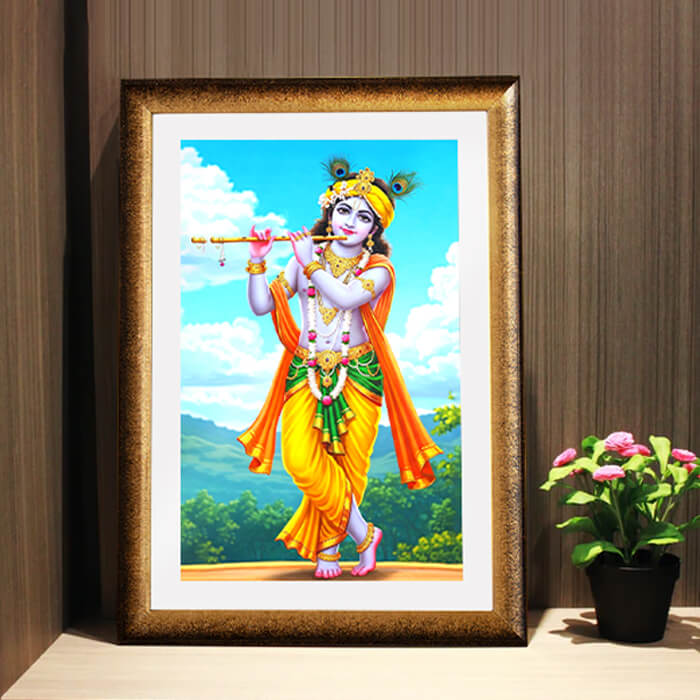 customizable Lord Krishna photo frames from ₹199!