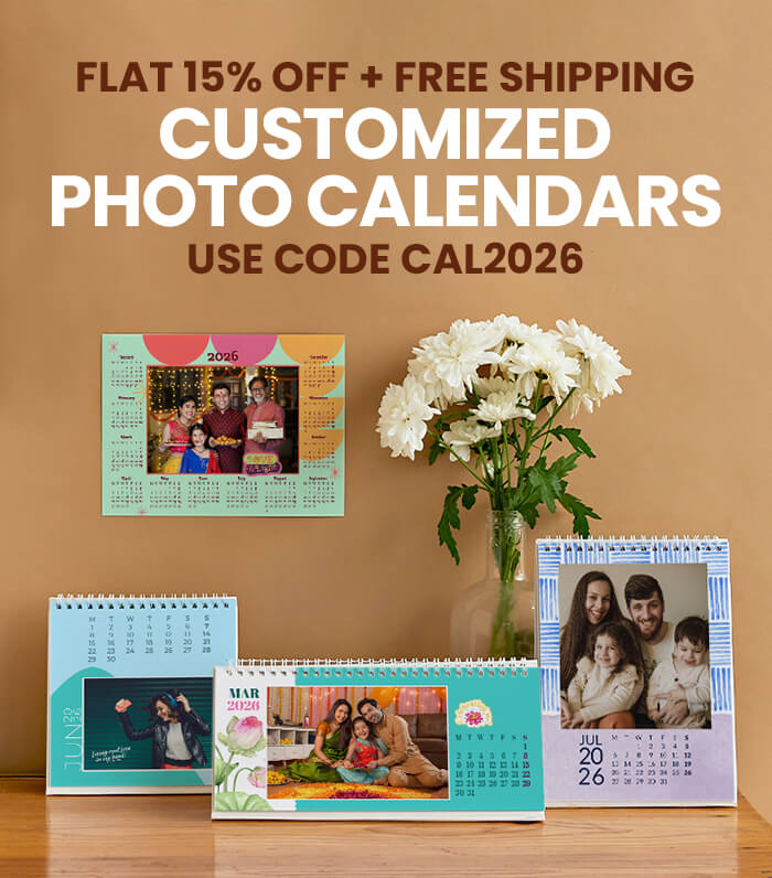 Personalized Photo Calendars at FLAT 15% off! Use code CAL2026