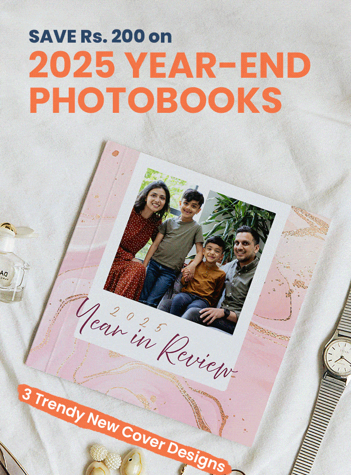Year-end 2025 Photobooks yours from Rs. 208 only!